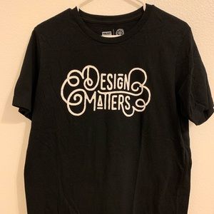Black “Design Matters” Shirt
